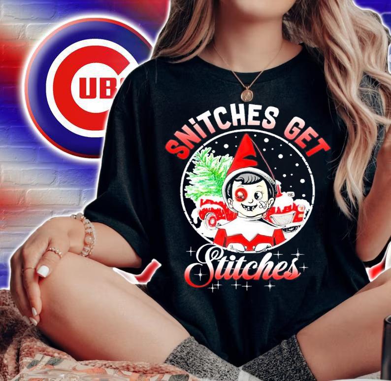 Snitches get stitches Christmas T-shirt t-shirt