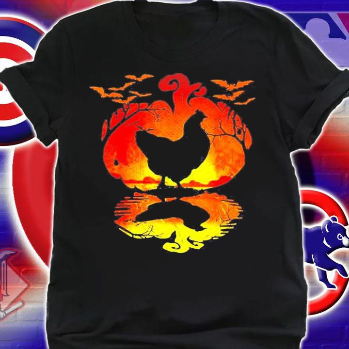 Halloween Chicken Red Moon Pumpkin Halloween Costume Shirt t-shirt shirt