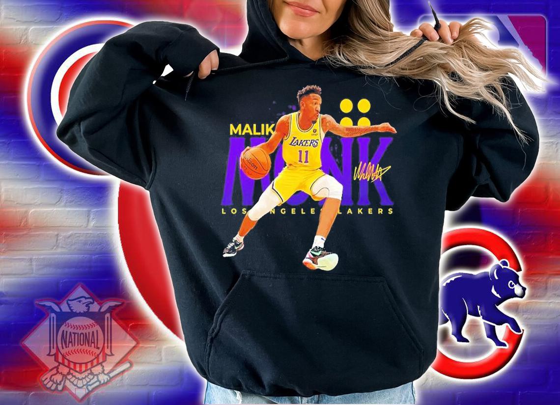 Malik Monk Los Angeles Lakers Basketball Signatures T-Shirt t-shirt hoodie