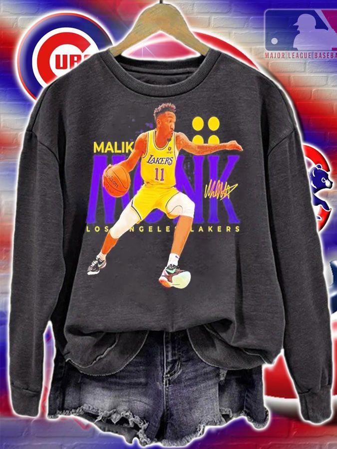 Malik Monk Los Angeles Lakers Basketball Signatures T-Shirt t-shirt sweatshirt
