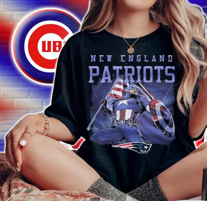 New England Patriots Chris Evans Captain America T-shirt t-shirt