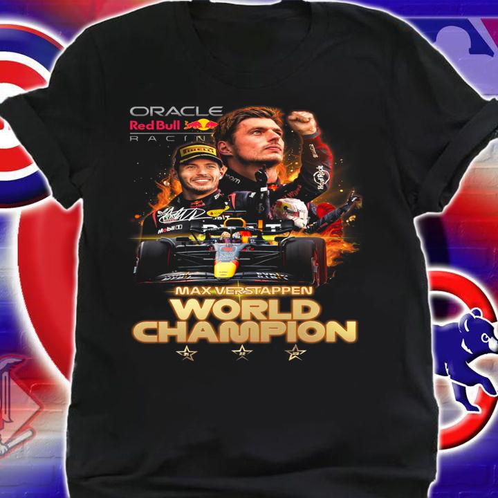 Oracle Red Bull Racing Max Verstappen World Champion t-shirt shirt