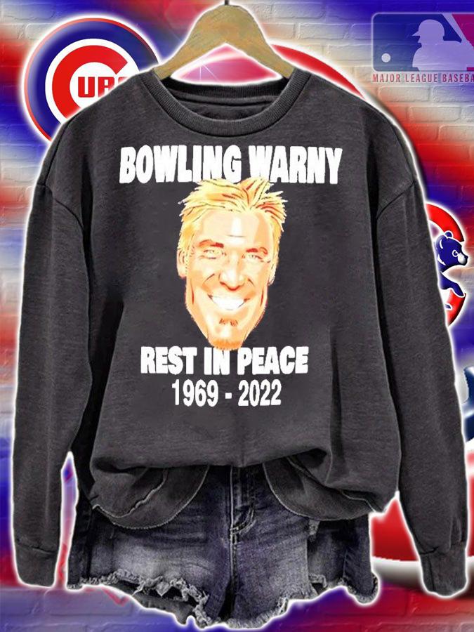 Rip Shane Warne Bowling Warny Rest In Peace 1969 2022 T-Shirt t-shirt sweatshirt