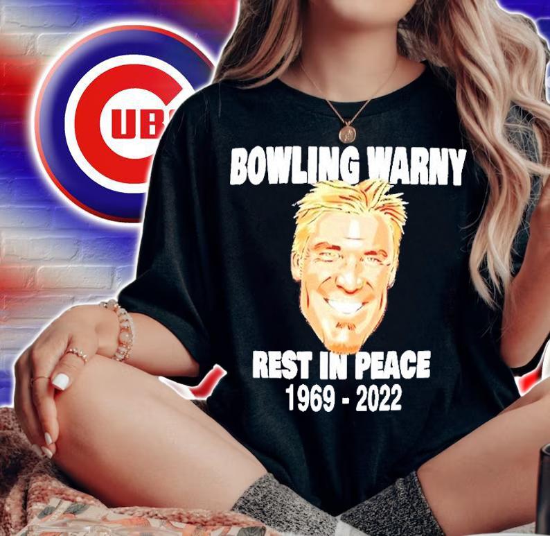 Rip Shane Warne Bowling Warny Rest In Peace 1969 2022 T-Shirt t-shirt woman shirt