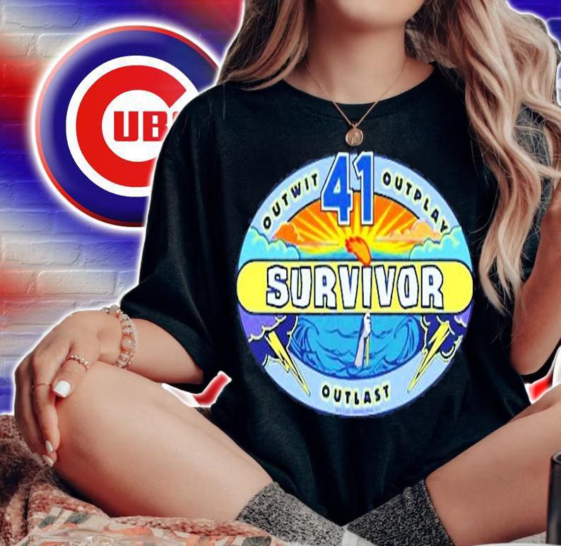 Survivor Season 41 Logo Jeff Probst T-Shirt t-shirt woman shirt