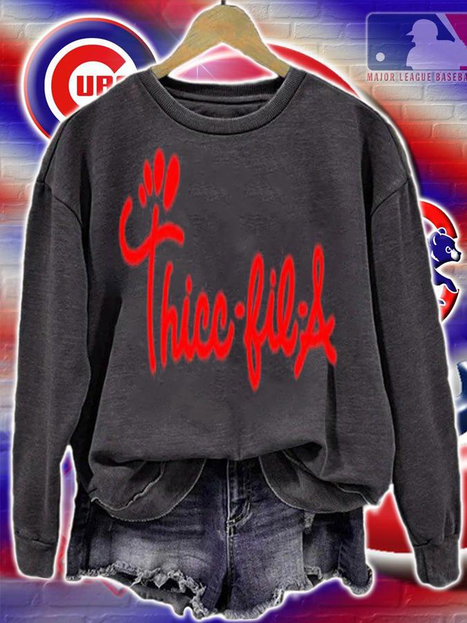 Thicc Fil A shirt, hoodie, sweater and tank top t-shirt sweatshirt