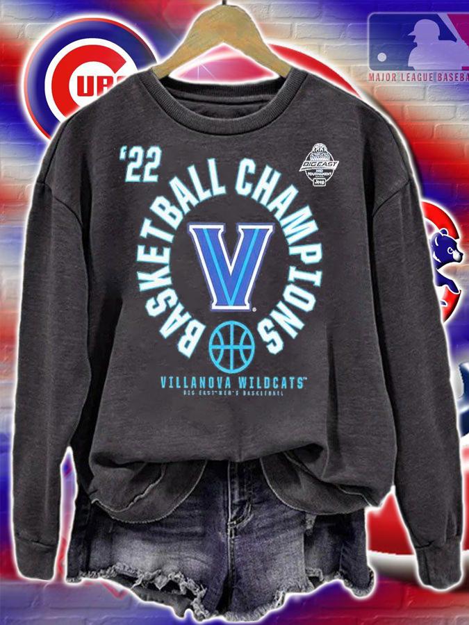 Villanova Wildcats 2022 Big East Men's Basketball Champions T-Shirt t-shirt sweatshirt