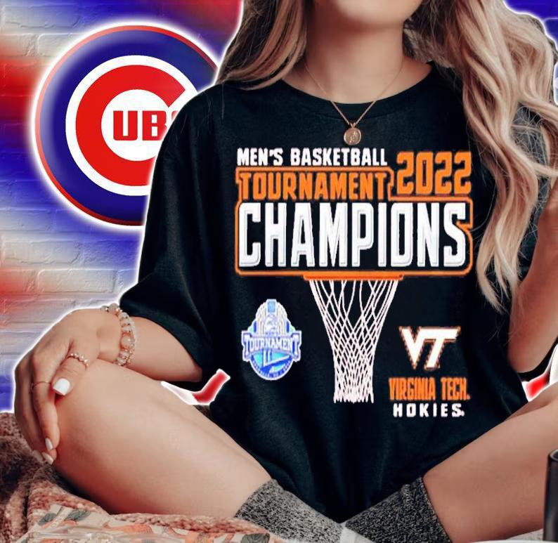 Virginia Tech Hokies 2022 ACC Basketball Conference Tournament Champions shirt t-shirt woman shirt