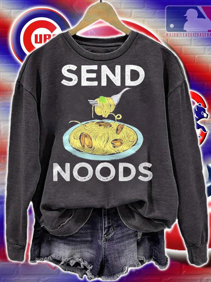 Send Noods Funny Italian Food Pasta Lover Foodie Pun Shirt t-shirt