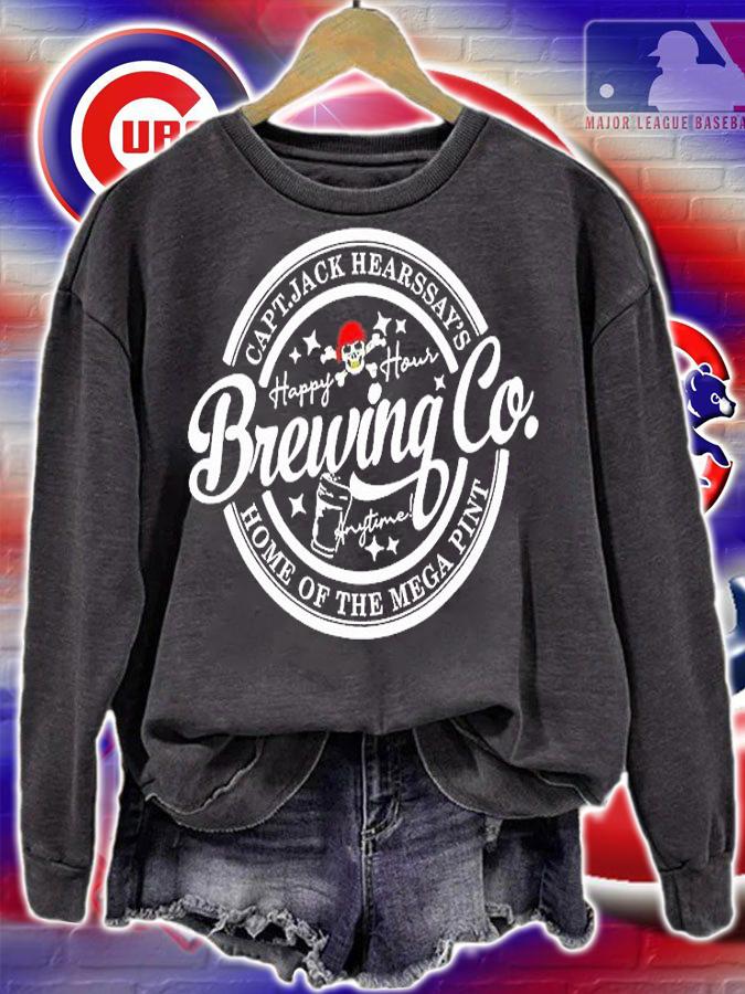 Captain Jack Hearsays Brewing Co Home Of The Mega Pint T-Shirt t-shirt sweatshirt