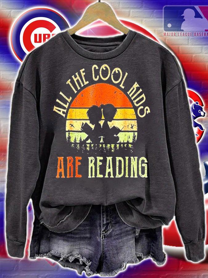 Reading Teacher All The Cool Kids Are Reading Book T-Shirt t-shirt