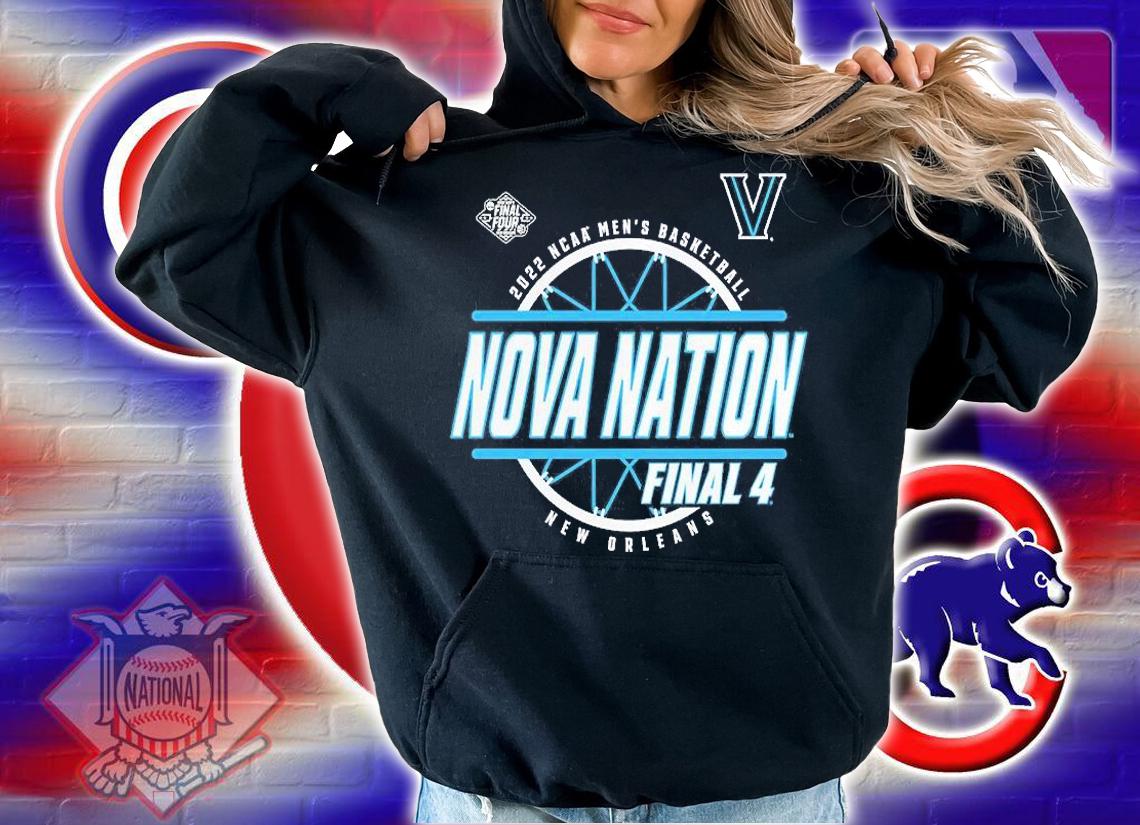 Villanova Wildcats 2022 NCAA Men's Basketball Tournament March Madness Final Four Baseline T-Shirt t-shirt hoodie