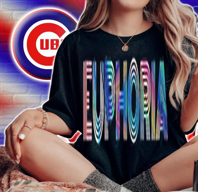 Euphoria Photo Holographic Retro Type T-Shirt t-shirt