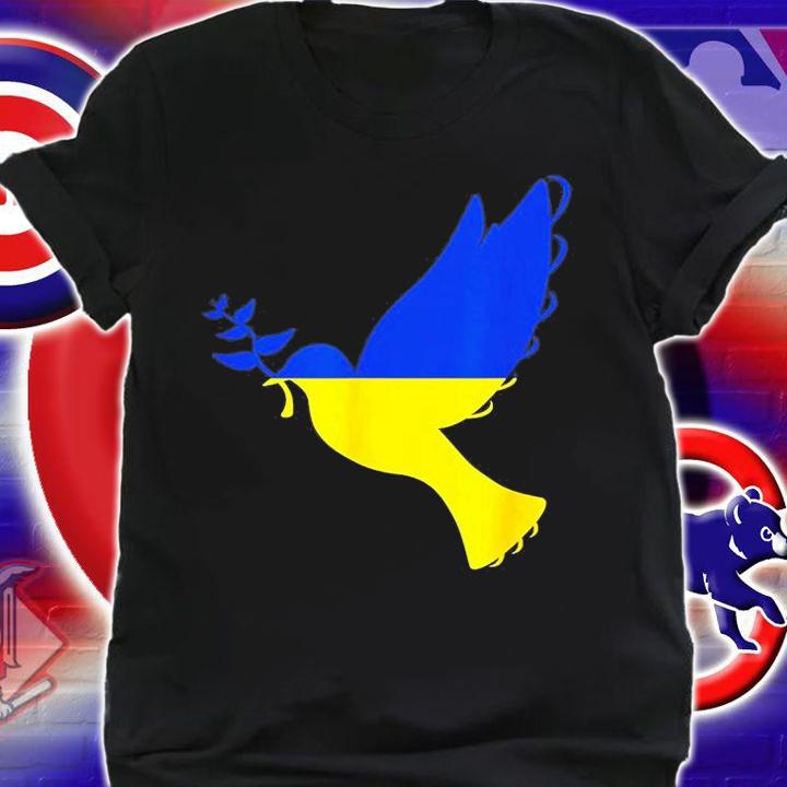 Peace in Ukraine Dove Stand with Ukraine Support Ukraine Peace Ukraine T-Shirt t-shirt shirt