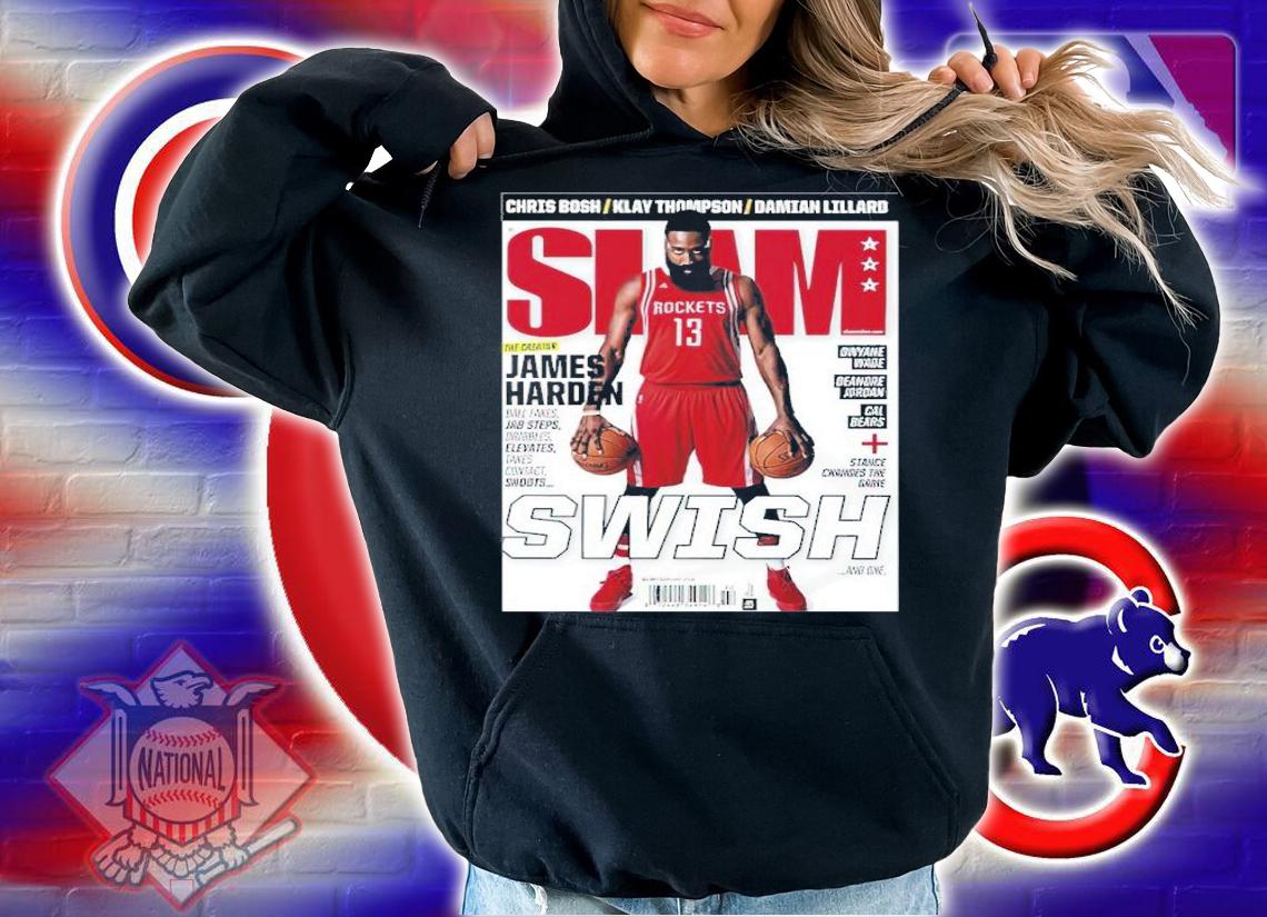SLAM James Harden Swish Poster Basketball Shirt t-shirt