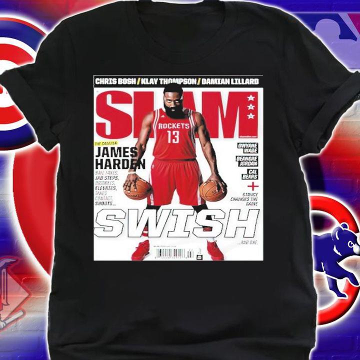 SLAM James Harden Swish Poster Basketball Shirt t-shirt