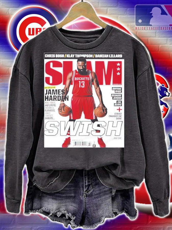 SLAM James Harden Swish Poster Basketball Shirt t-shirt