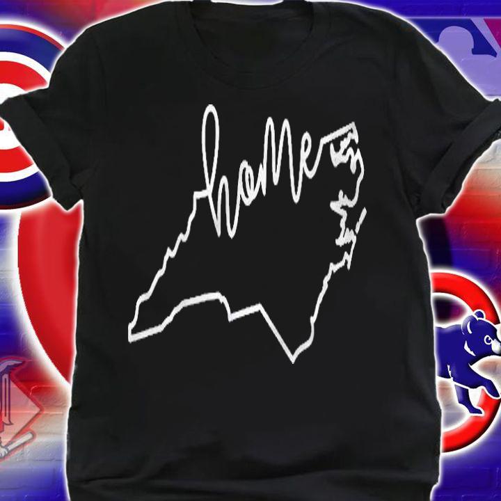 State Of North Carolina Outline With Home Script Acj033b Shirt t-shirt shirt