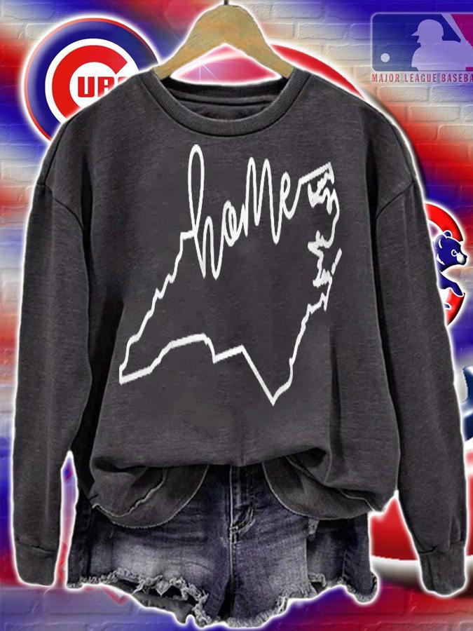 State Of North Carolina Outline With Home Script Acj033b Shirt t-shirt sweatshirt