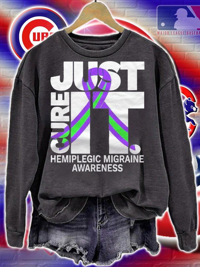 Just Cure Hemiplegic Migraine Awareness Shirt t-shirt sweatshirt