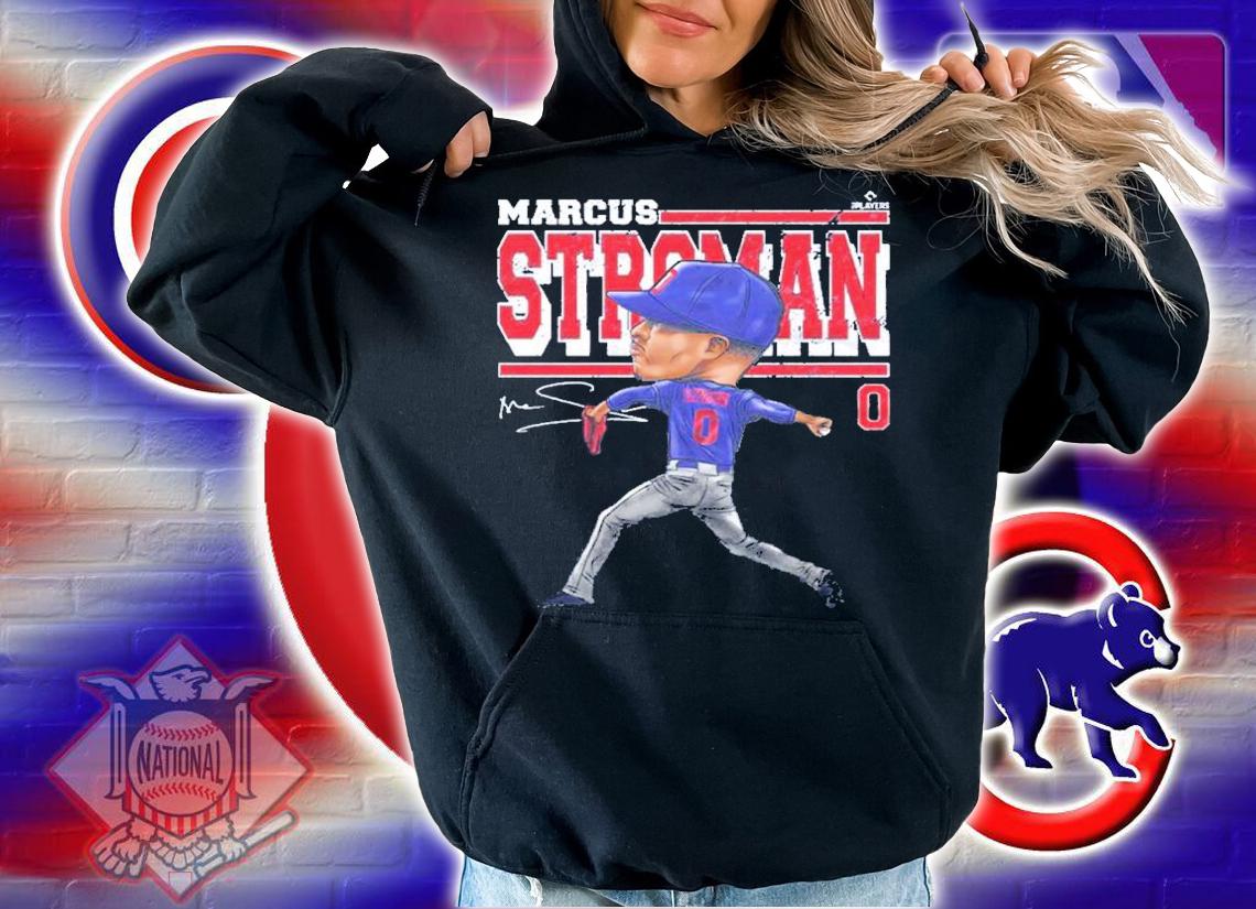 Marcus Stroman Chicago Cartoon Baseball Signatures Shirt t-shirt hoodie