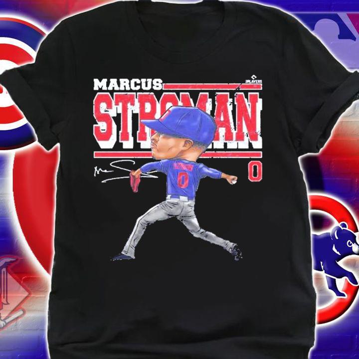 Marcus Stroman Chicago Cartoon Baseball Signatures Shirt t-shirt shirt