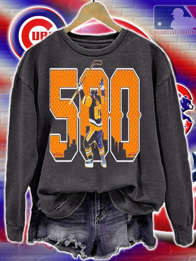 Pittsburgh Penguins Sidney Crosby 500 Hockey Shirt t-shirt sweatshirt