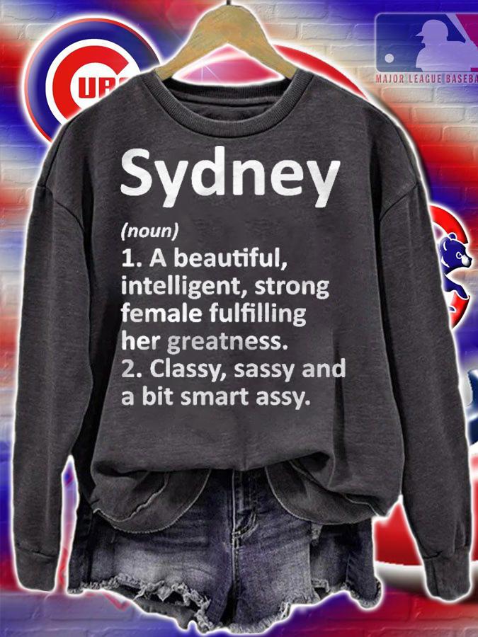 Sydney Definition Personalized Name Funny Christmas Gift Shirt t-shirt