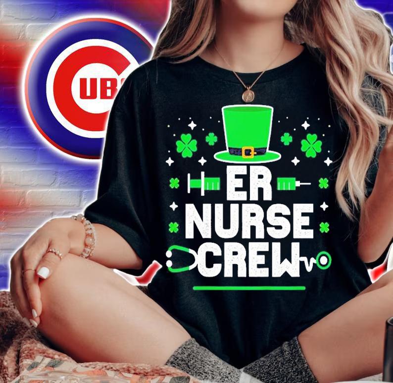 Er Nurse Crew St Patrick's Day Lucky Nurse Shamrock T-Shirt t-shirt
