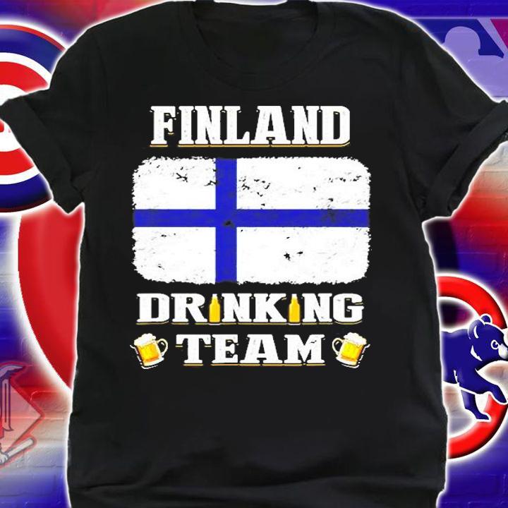 Finland Drinking Team Funny Beer T-Shirt t-shirt