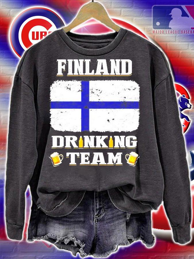 Finland Drinking Team Funny Beer T-Shirt t-shirt