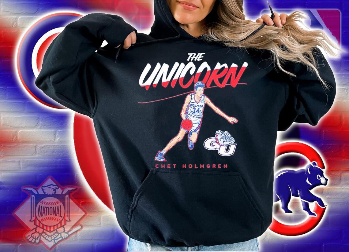 Gonzaga Chet Holmgren The Unicorn Shirt t-shirt hoodie