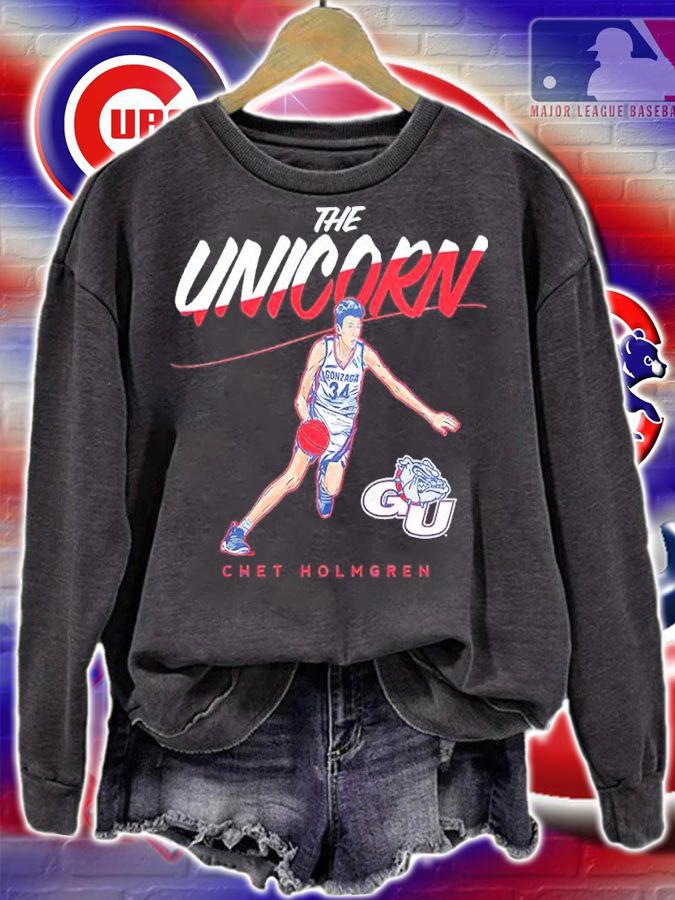 Gonzaga Chet Holmgren The Unicorn Shirt t-shirt sweatshirt
