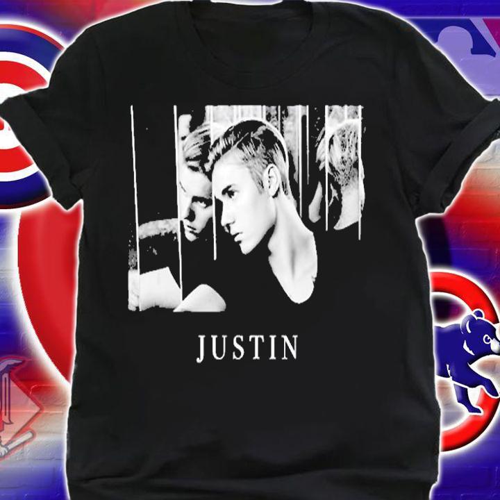 Justin Bieber Official Reflection Photo B&W T-Shirt t-shirt shirt