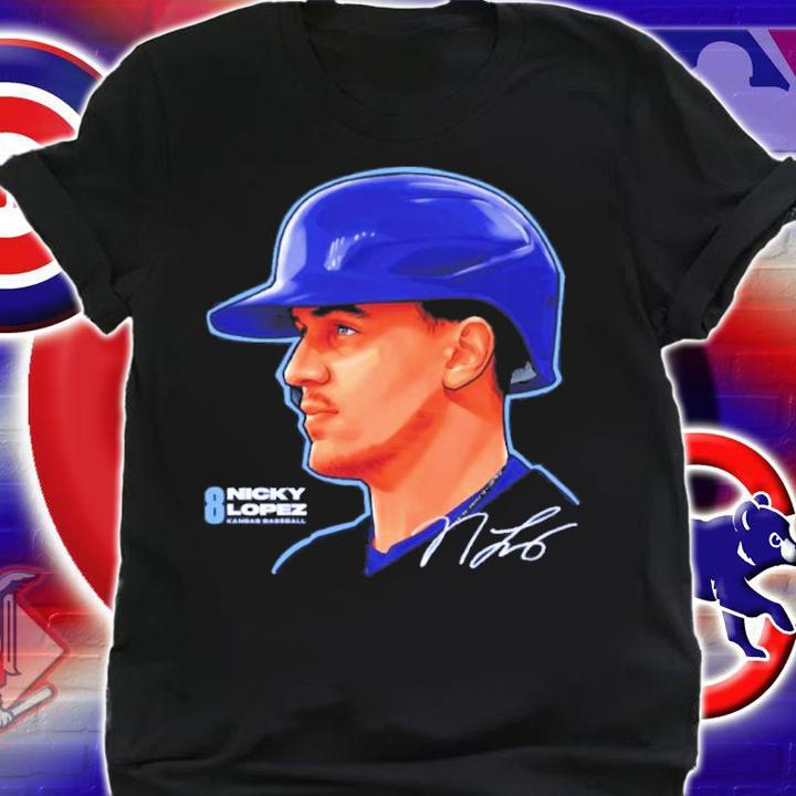 Nicky Lopez Kansas City Baseball Signatures Shirt t-shirt shirt