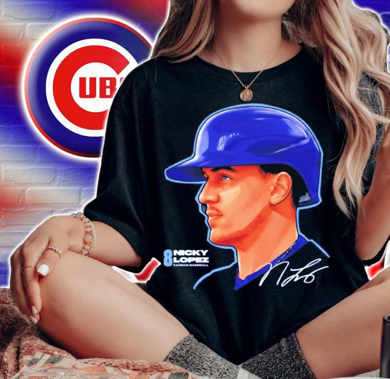 Nicky Lopez Kansas City Baseball Signatures Shirt t-shirt woman shirt