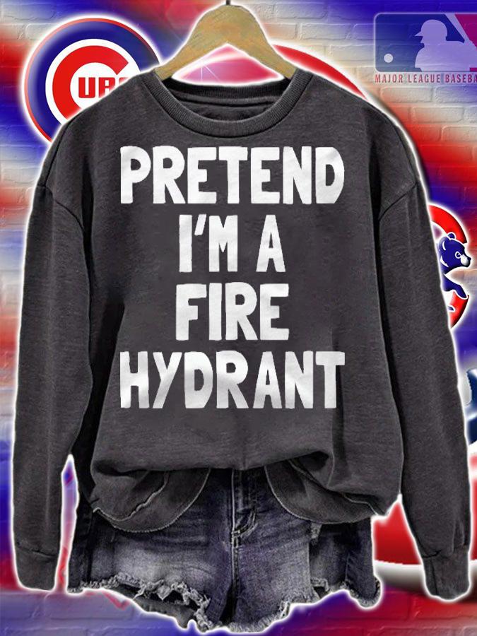Pretend Im A Fire Hydrant Halloween Costume Shirt t-shirt sweatshirt
