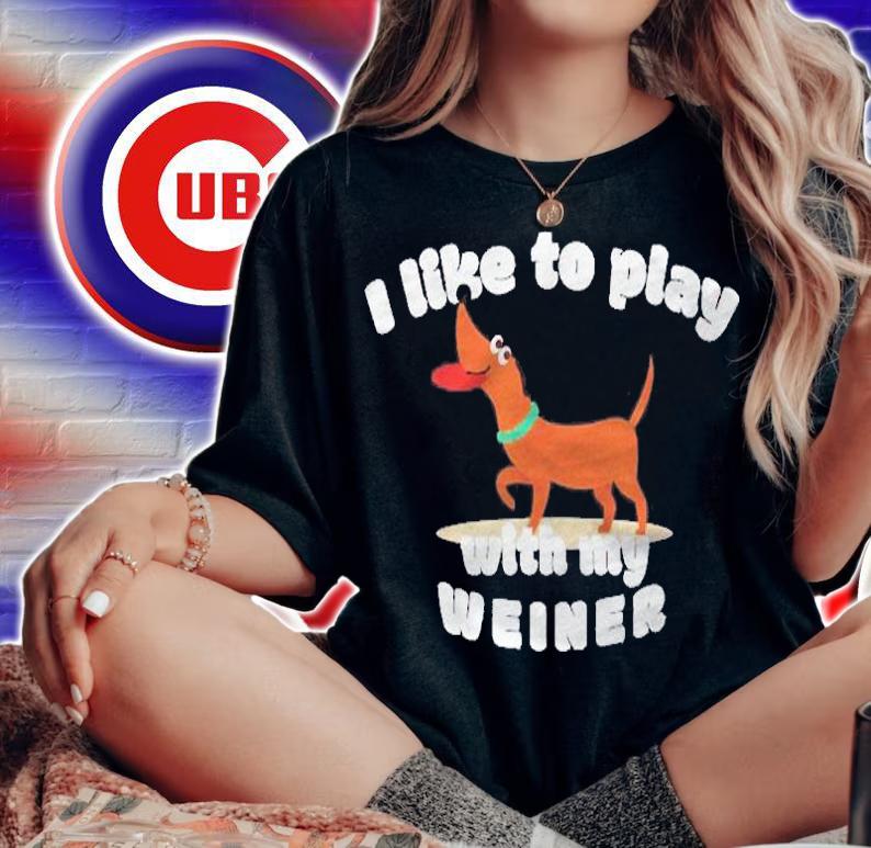 I Like To Play With My Weiner Dachshund Lovers Funny Shirt t-shirt