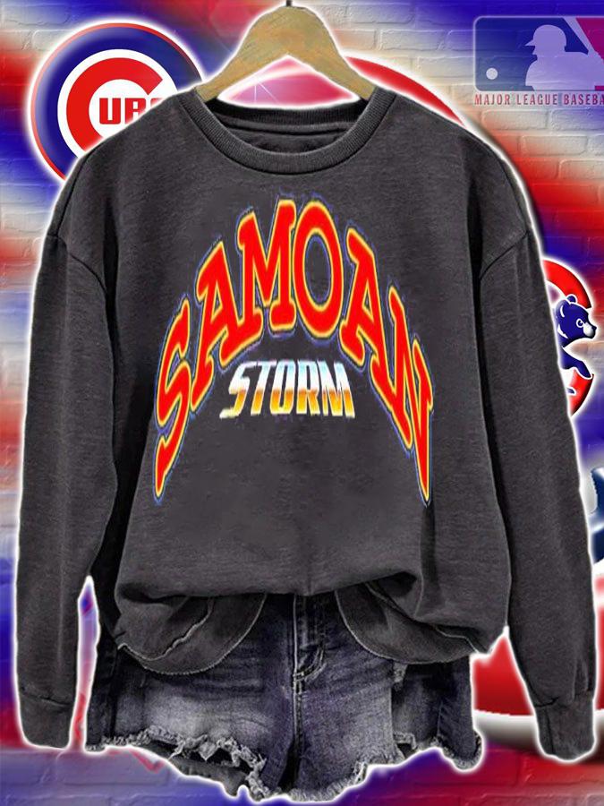 Samoan Storm Afa Jr Samoan Storm Retro Shirt t-shirt sweatshirt