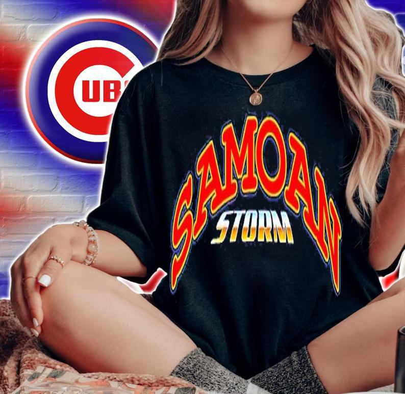 Samoan Storm Afa Jr Samoan Storm Retro Shirt t-shirt woman shirt
