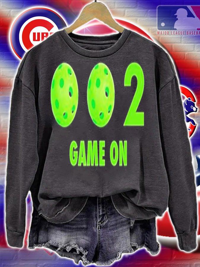 Zero Zero Two Game On Cute Funny Pickleball T-Shirt t-shirt sweatshirt