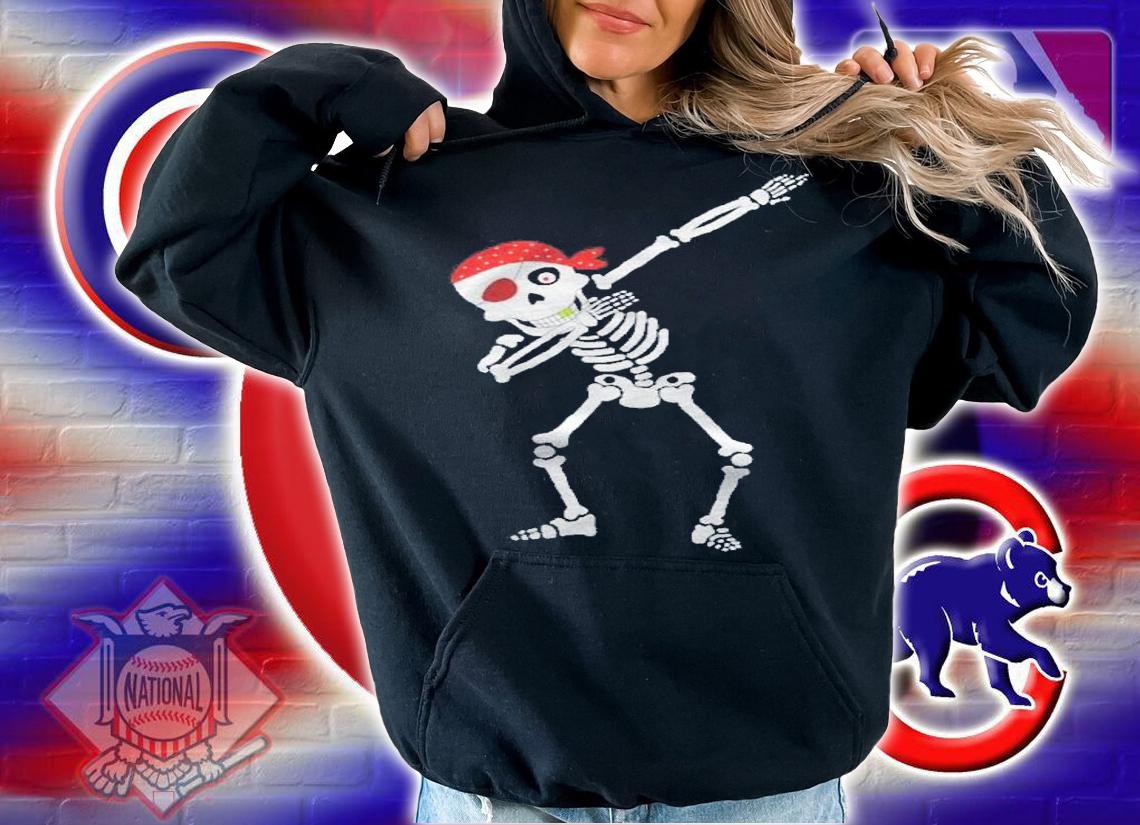 Dabbing Skeleton Pirate Shirt Skull Pirate Dab Halloween Shirt hoodie