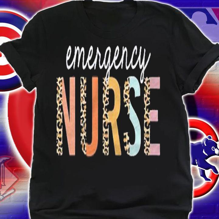 Emergency Nurse Leopard Print Er Nurse Nursing Women Pullover Shirt shirt
