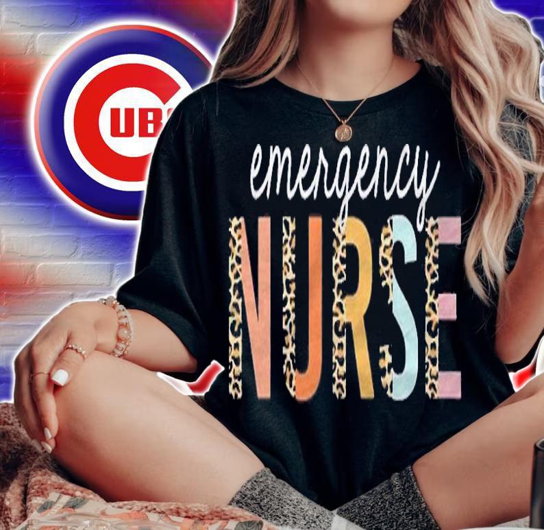 Emergency Nurse Leopard Print Er Nurse Nursing Women Pullover Shirt woman shirt