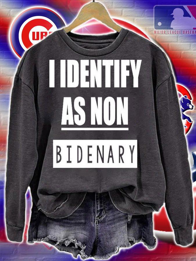 Funny Anti Biden Shirt I Identify As Non Bidenary T-Shirt