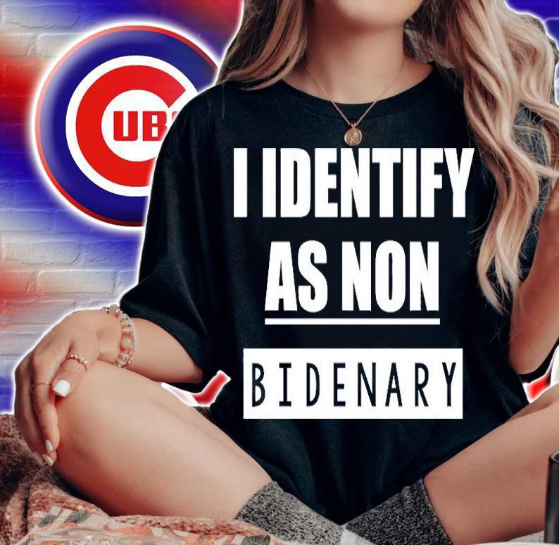 Funny Anti Biden Shirt I Identify As Non Bidenary T-Shirt