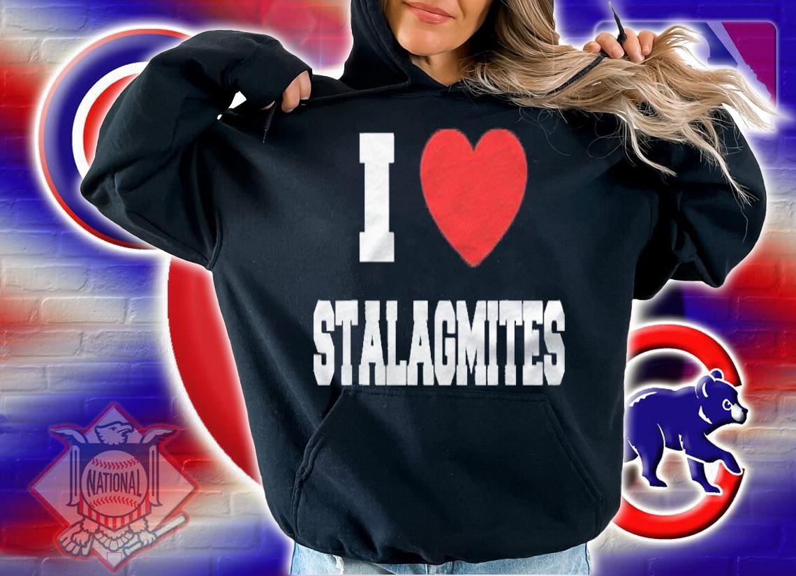 I Love Stalagmites Heart Gift Shirt