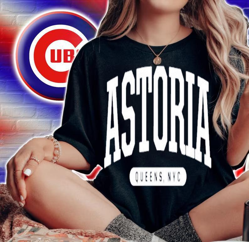 Nyc Borough Astoria Queens New York T-Shirt woman shirt