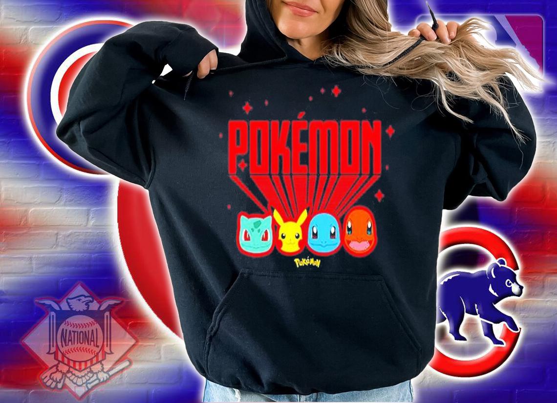 Pokmon Retro Pokemon Character Gift T-Shirt hoodie