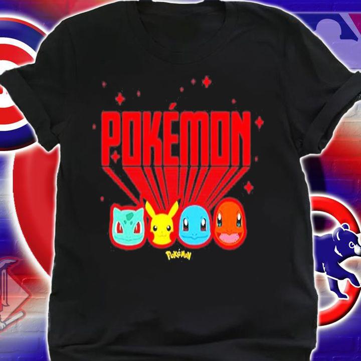 Pokmon Retro Pokemon Character Gift T-Shirt shirt